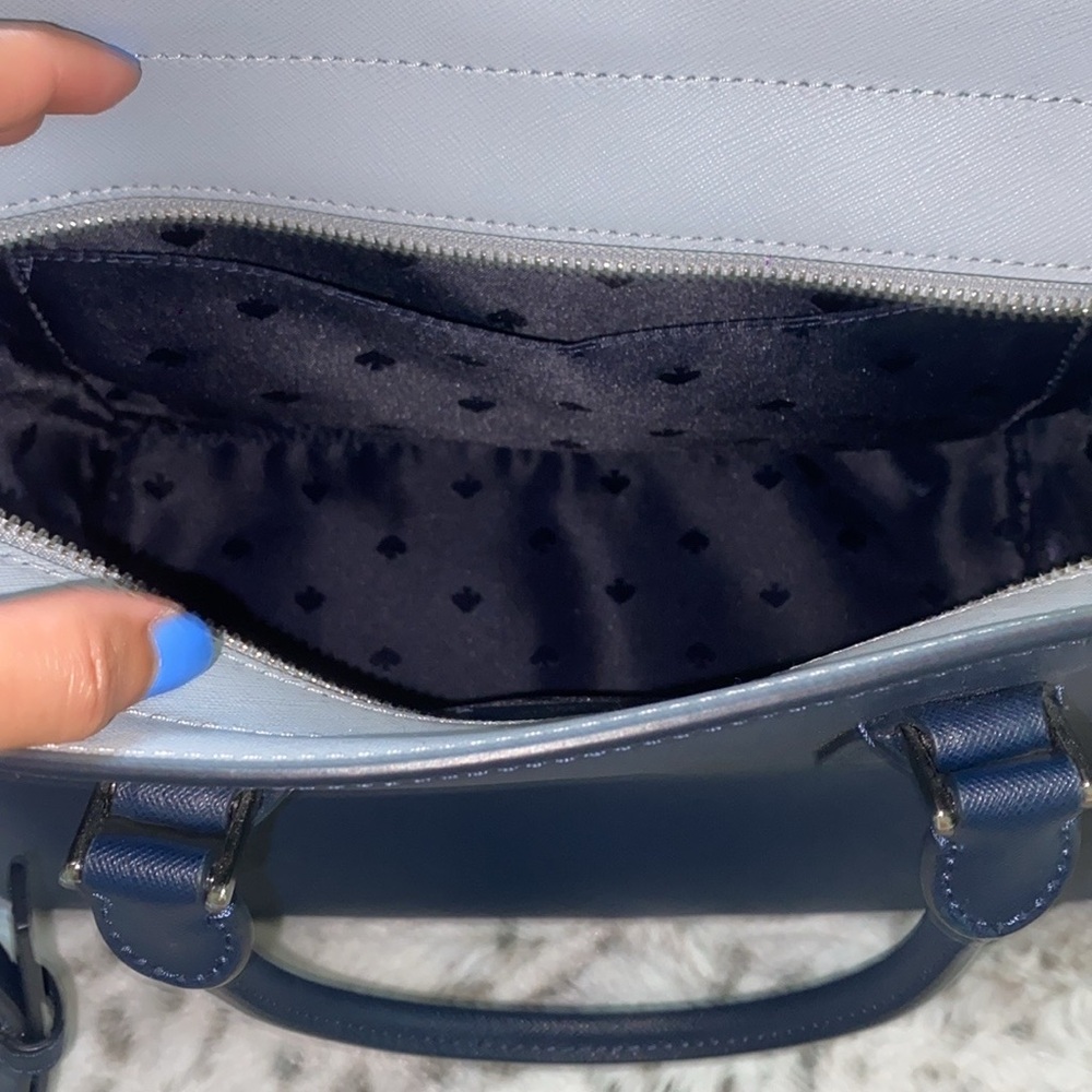 Kate Spade Blue Purse Satchel NWOT - Picture 7 of 14